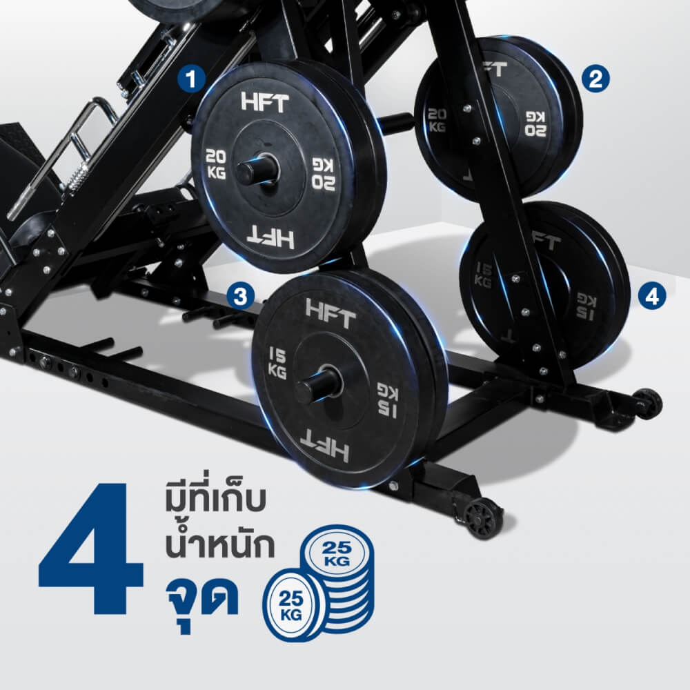 สมิทแมชชีน HOMEFITTOOLS รุ่น LEG PRESS SET 150S PLUS